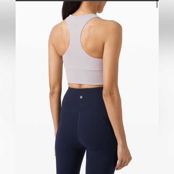 Lululemon Light Purple Ebb to Train Bra - Picture 2 of 9